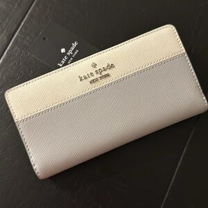 NWT Kate Spade ♠️ Madison Large Slim Bifold Wallet